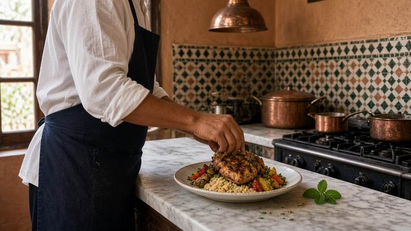 Kosher kitchen of the JKECH full board in Marrakech